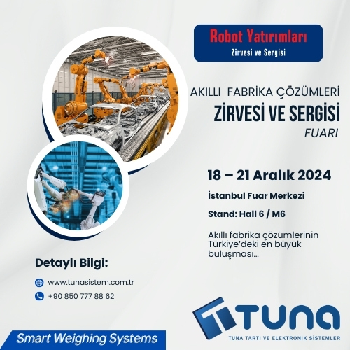 Robot Yatırımları Zirvesi ve Sergisi'ne Sizleri Bekliyoruz!